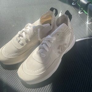 Chanel logo knit CC cruise sneakers